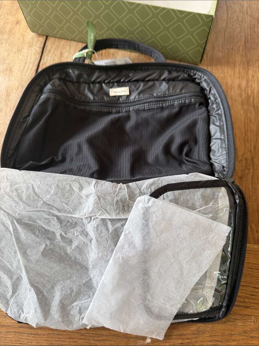 Vera Bradley Black Quilted Travel Organizer Ultimate Travel Case NWT - Picture 4 of 7